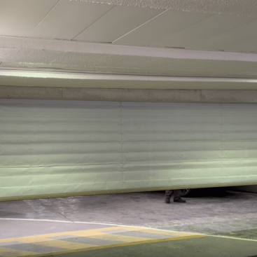 Changement de rideau coupe-feu